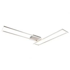 Schlussverkauf 💯 QAZQA Deckenleuchte Stahl inkl. LED 3-stufig dimmbar - Plazas Novo ⌛ -Deckenleuchten Verkaufs-Shop 6988 102925 6