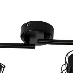 Brandneu 🎁 QAZQA Moderne Deckenleuchte schwarz 86 cm 4-Licht - Botu 👏 14 Brandneu 🎁 QAZQA Moderne Deckenleuchte schwarz 86 cm 4-Licht - Botu 👏 -Deckenleuchten Verkaufs-Shop 7007 102388 5