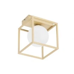 Schlussverkauf 💯 QAZQA Design-Deckenleuchte Gold mit Weiß - Aniek 🥰 -Deckenleuchten Verkaufs-Shop 7013 103946 11