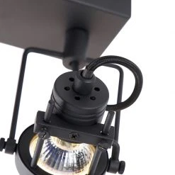 Neu 🎁 QAZQA Industriespot schwarz 3-flammig - Suplux 😍 -Deckenleuchten Verkaufs-Shop 7020 103062 7