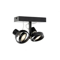 Rabatt 🌟 QAZQA Moderne spot zwart 2-lichts - Master 50 😉 -Deckenleuchten Verkaufs-Shop 7033 105410 10