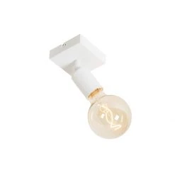 Beste Bewertungen von 🎉 QAZQA Moderne spot wit vierkant - Facil 🔥 -Deckenleuchten Verkaufs-Shop 7043 105776 7