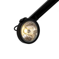 Großhandel ✨ QAZQA Schienensystem mit 3 Punkten schwarz 1-phasig - Go ⌛ -Deckenleuchten Verkaufs-Shop 7045 102496 2