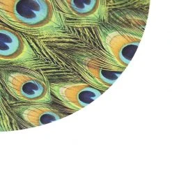 Neu 🎉 QAZQA Deckenleuchte schwarz Flachschirm Pfau Design 45 cm - Combi 💯 -Deckenleuchten Verkaufs-Shop 7067 102969 6