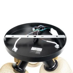 Am billigsten 🛒 QAZQA Industriespot schwarz mit goldenen 3-Lichtern - Bliss Mesh 😀 -Deckenleuchten Verkaufs-Shop 7080 104481 11