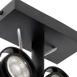 Rabatt 🌟 QAZQA Moderne spot zwart 2-lichts - Master 50 😉 -Deckenleuchten Verkaufs-Shop 7082 105410 7