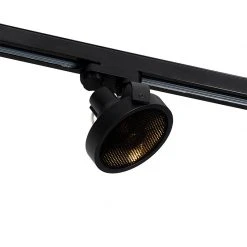 Bestes Angebot 😍 QAZQA Professional Moderne 3-Phasen Stromschiene spot schwarz - Master 111 Honey 🌟 -Deckenleuchten Verkaufs-Shop 7088 102903 1