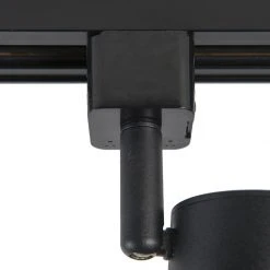 Neu 🛒 QAZQA Schienenstrahler 1-phasig schwarz - Jeana 🔔 -Deckenleuchten Verkaufs-Shop 7091 94932 2