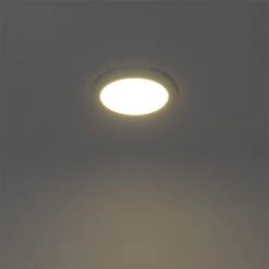 Großhandel 🧨 QAZQA Deckenleuchte weiß 22,5 cm inkl. LED 3-stufig dimmbar IP44 - Steve ⭐ -Deckenleuchten Verkaufs-Shop 7101 102735 11