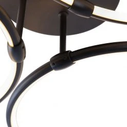 Bestes Angebot ✨ QAZQA Design Deckenleuchte schwarz inkl. LED 3-stufig dimmbar 3-Licht - Joaniqa 🎉 -Deckenleuchten Verkaufs-Shop 7115 103415 2