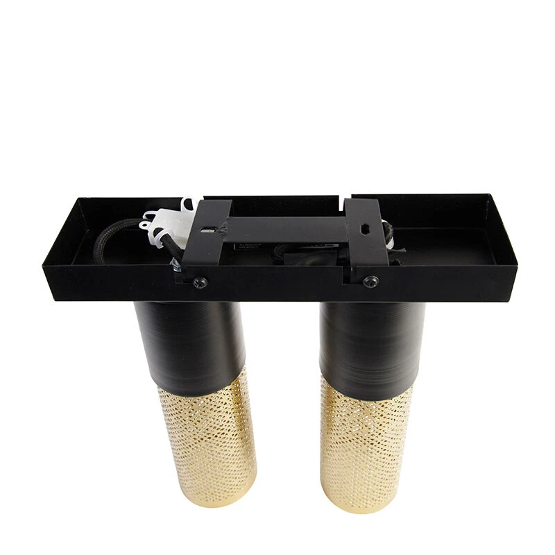 Coupon ✨ QAZQA Industrielle Deckenlampe schwarz mit Gold 2-flammig - Raspi ⌛ 10 Coupon ✨ QAZQA Industrielle Deckenlampe schwarz mit Gold 2-flammig - Raspi ⌛ – Bild 10