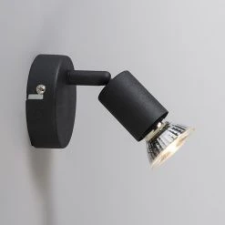 Top 10 💯 QAZQA Moderner Strahler Schwarz neigbar - Jeany 1 🎉 -Deckenleuchten Verkaufs-Shop 7137 93271 3