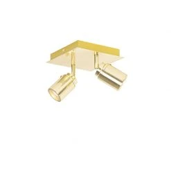 Top 10 👏 QAZQA Professional Moderne badkamer spot messing vierkant 2-lichts IP44 - Ducha 🔔 20 Top 10 👏 QAZQA Professional Moderne badkamer spot messing vierkant 2-lichts IP44 - Ducha 🔔 -Deckenleuchten Verkaufs-Shop 7141 105237 7