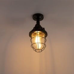 Besorgen 👏 QAZQA Industriedeckenleuchte schwarz - Cabin ⌛ 26 Besorgen 👏 QAZQA Industriedeckenleuchte schwarz - Cabin ⌛ -Deckenleuchten Verkaufs-Shop 7173 98829 12