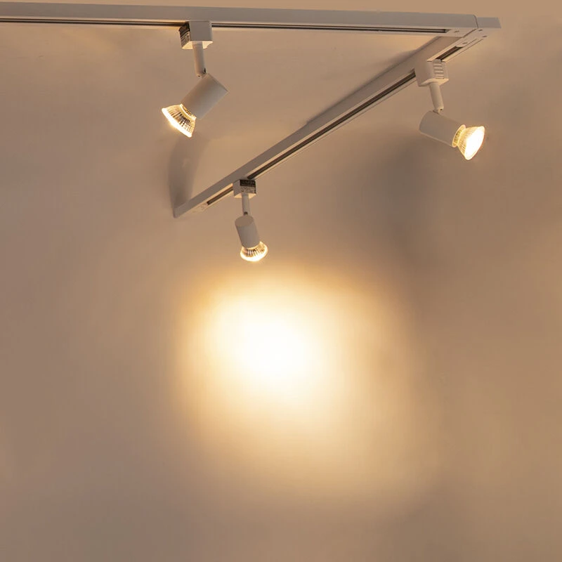 Am billigsten ✔️ QAZQA Modernes Schienensystem mit 5 Spots 1-phasig weiß - Jeany .. 😀 13 Am billigsten ✔️ QAZQA Modernes Schienensystem mit 5 Spots 1-phasig weiß - Jeany .. 😀 – Bild 13