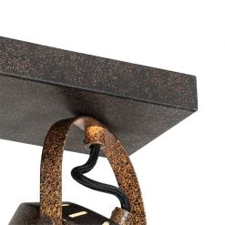 Rabatt 👏 QAZQA Vintage Fleck rostbraun länglich 4-flammig - Tamina 🎁 -Deckenleuchten Verkaufs-Shop 7191 104429 7