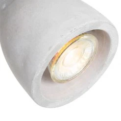 Billig 💯 QAZQA Industrielle Deckenlampe Holz mit Beton 2-flammig - Creto 🎁 -Deckenleuchten Verkaufs-Shop 7210 104420 5