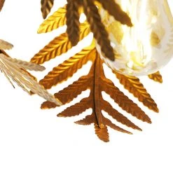 Aktion ❤️ QAZQA Vintage Smart Deckenleuchte Gold 24 cm inkl. WiFi ST64 - Botanica ✨ -Deckenleuchten Verkaufs-Shop 7218 103578 5