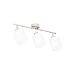 Großhandel ⭐ QAZQA Deckenstrahler Stahl mit weißem Schirm 3-Licht verstellbar - Hetta 👏 -Deckenleuchten Verkaufs-Shop 7231 102395 9