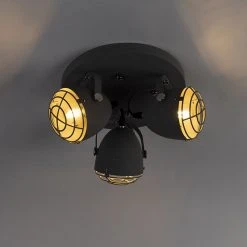 Top 10 👏 QAZQA Industrieller verstellbarer 3er-Spot grau Betonoptik - Rebus ✨ -Deckenleuchten Verkaufs-Shop 7231 97816 10