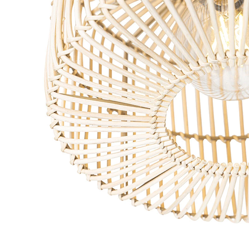 Angebote 🌟 QAZQA Orientalische Deckenlampe aus Rattan - Maud ⭐ 2 Angebote 🌟 QAZQA Orientalische Deckenlampe aus Rattan - Maud ⭐ – Bild 2