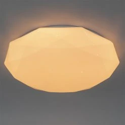 Bestes Angebot 🔔 QAZQA Smart Deckenleuchte weiß 51 cm inkl. LED und Dimmer - Emma 🛒 -Deckenleuchten Verkaufs-Shop 7251 103952 14