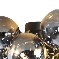 Aktion ❤️ QAZQA Design Deckenleuchte schwarz mit Rauchglas 6 Lampen - Uvas 🔥 14 Aktion ❤️ QAZQA Design Deckenleuchte schwarz mit Rauchglas 6 Lampen - Uvas 🔥 -Deckenleuchten Verkaufs-Shop 7259 102346 4