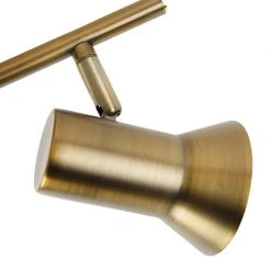 Am billigsten ❤️ QAZQA Deckenstrahler bronze dreh- und schwenkbar - Karin 2 🛒 -Deckenleuchten Verkaufs-Shop 7265 92936 2