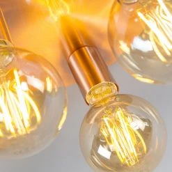 Blitzangebot ๐ QAZQA Art Deco Deckenleuchte Kupfer - Facil 3 ๐ 12 Blitzangebot ๐ QAZQA Art Deco Deckenleuchte Kupfer - Facil 3 ๐ -Deckenleuchten Verkaufs-Shop 7295 92427 4