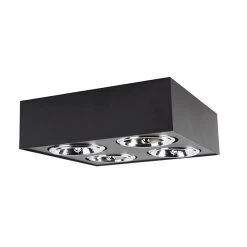 Budget 💯 QAZQA Design-Spot schwarz quadratisch 4-flammig - Kaya 💯 25 Budget 💯 QAZQA Design-Spot schwarz quadratisch 4-flammig - Kaya 💯 -Deckenleuchten Verkaufs-Shop 7303 104812 10