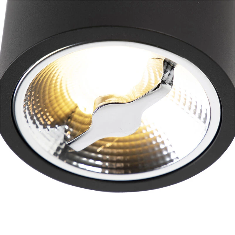 Auslauf ⭐ QAZQA Moderner Deckenspot schwarz AR111 inkl. LED - Expert 👍 8 Auslauf ⭐ QAZQA Moderner Deckenspot schwarz AR111 inkl. LED - Expert 👍 – Bild 8