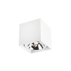 Billig 😉 QAZQA Design Spot viereck 1-Flammig weiß - Box 🤩 -Deckenleuchten Verkaufs-Shop 7333 89947 4