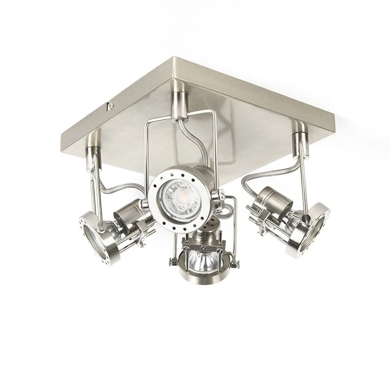 Bestes Angebot 🔥 QAZQA Industriestrahler 4-flammig schwenkbar - Suplux ✨ 8 Bestes Angebot 🔥 QAZQA Industriestrahler 4-flammig schwenkbar - Suplux ✨ – Bild 8