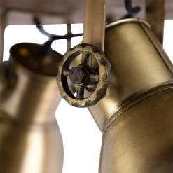 Billig ⌛ QAZQA Deckenleuchte Bronze mit Holz 3-flammig - Mangos 👍 -Deckenleuchten Verkaufs-Shop 7360 102354 4