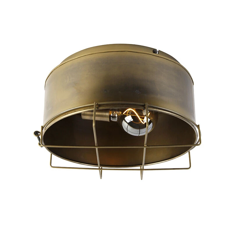 Aktion 🔥 QAZQA Industrielle Deckenleuchte Bronze 35 cm - Barril 🧨 2 Aktion 🔥 QAZQA Industrielle Deckenleuchte Bronze 35 cm - Barril 🧨 – Bild 2