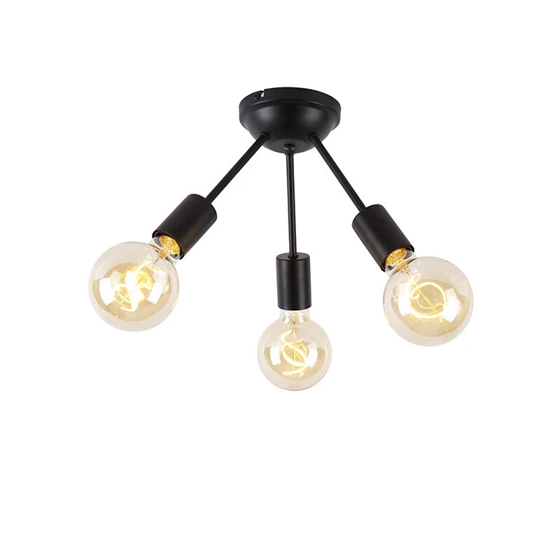 Beste Bewertungen von ✨ QAZQA Moderne Deckenleuchte schwarz 3-Licht - Sputnik 🌟 1 Beste Bewertungen von ✨ QAZQA Moderne Deckenleuchte schwarz 3-Licht - Sputnik 🌟