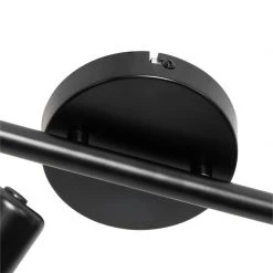 Aktion 👍 QAZQA Industriespot schwarz 4-flammig - Bliss Mesh ✨ -Deckenleuchten Verkaufs-Shop 7363 104482 7