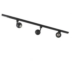 Besorgen 😀 QAZQA Schienensystem Gissi 3 schwarz 😉 -Deckenleuchten Verkaufs-Shop 7390 92820 7