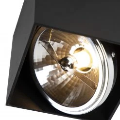 Großhandel 🌟 QAZQA Design Spot 1-flammig schwarz inkl. 1 x G9 - Box 🤩 -Deckenleuchten Verkaufs-Shop 7411 90432 5