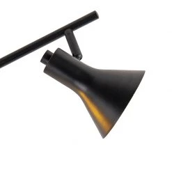 Billig 🎉 QAZQA Modernes Punktschwarz mit Gold 4-Licht - Magno 🧨 -Deckenleuchten Verkaufs-Shop 7428 99074 5