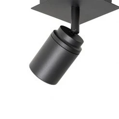 Angebote 😉 QAZQA Professional Moderner Badspot schwarz quadratisch IP44 - Ducha 🛒 -Deckenleuchten Verkaufs-Shop 7432 105233 5