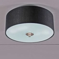 Großhandel 🧨 QAZQA Country Deckenleuchte schwarz 30 cm - Drum ✔️ 8 Großhandel 🧨 QAZQA Country Deckenleuchte schwarz 30 cm - Drum ✔️ -Deckenleuchten Verkaufs-Shop 7433 45288 3