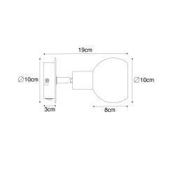 Aktion 🛒 QAZQA Art Deco spot zwart met smoke glas en hout - Vidro ✔️ -Deckenleuchten Verkaufs-Shop 7475 105595 3