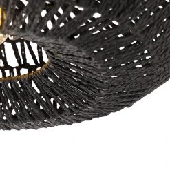 Besorgen 🎉 QAZQA Retro Deckenleuchte schwarz 50 cm - Lina 🥰 -Deckenleuchten Verkaufs-Shop 7483 103160 6