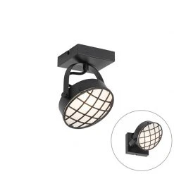 Budget ✨ QAZQA Vintage Spot schwarz - Tamina ⌛