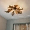 Angebote 😀 QAZQA Vintage Deckenleuchte 5-flammig Gold - Botanica 🎁