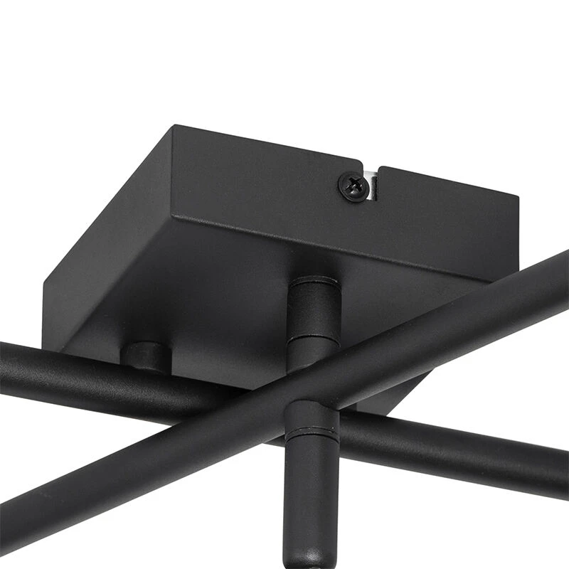 Neu ❤️ QAZQA Moderne Deckenleuchte schwarz 5-flammig verstellbar - Jeana 🔥 7 Neu ❤️ QAZQA Moderne Deckenleuchte schwarz 5-flammig verstellbar - Jeana 🔥 – Bild 7