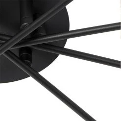 Coupon 🌟 QAZQA Moderne Deckenleuchte schwarz mit goldenen 8 Lichtern - Athens Wire ❤️ -Deckenleuchten Verkaufs-Shop 7525 103145 6