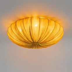 Beste Bewertungen von 😀 QAZQA Design-Deckenlampe Gold Silk 60 cm 5-flammig - Plu 😍 -Deckenleuchten Verkaufs-Shop 7530 105320 9