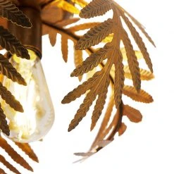 Aktion ❤️ QAZQA Vintage Smart Deckenleuchte Gold 24 cm inkl. WiFi ST64 - Botanica ✨ -Deckenleuchten Verkaufs-Shop 7563 103578 3